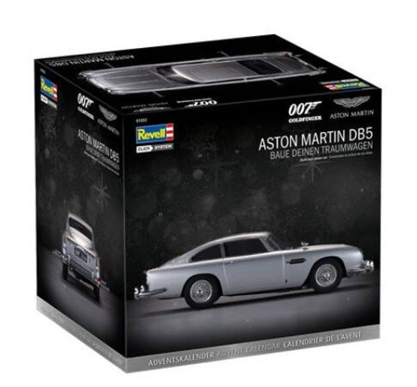 REVELL : REF : 01055 : 1:24: UK : ASTON MARTIN : DB5 (James Bond 007 "Goldfinger" (Advent Calendar) (CLICK SYSTEM)