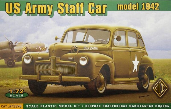 ACE : REF : 72298 : 1:72 : US : FORD : Fordor Army Staff Car Model (Berline)  (1942)