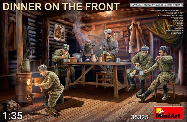 MINIART : REF : MINIART 35325 : 1:35 : Soviet Dinner on the Front (5 Fig. + Bonus)