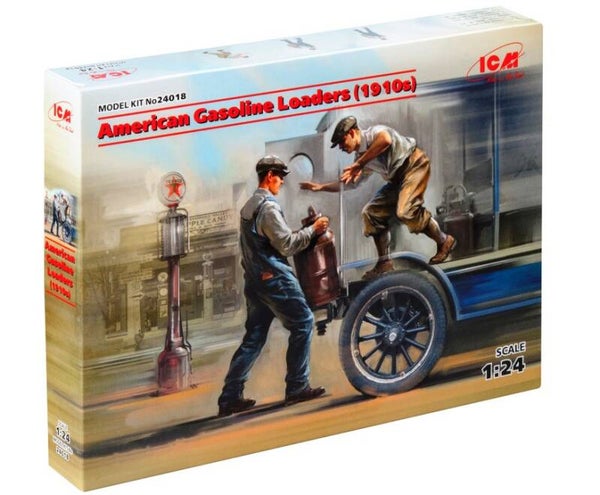 ICM : REF: ICM24018 : 1:24 : FIGURES : American Gasoline Loaders (1910's) (Fig.2)