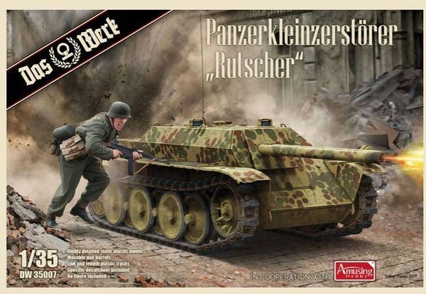 DAS WERK : REF : DW35007 : 1/35 : German Panzerkleinzerstörer ("Rutscher") (Mini Tank Protype Only)