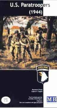 MASTER BOX LTD : REF : MB3511 : 1:35 : US Paratroopers (1944)