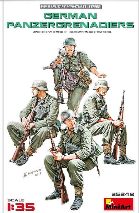 MINIART : REF : MINIART 35248 : 1:35 : German Panzergrenadiers (4 Fig.)