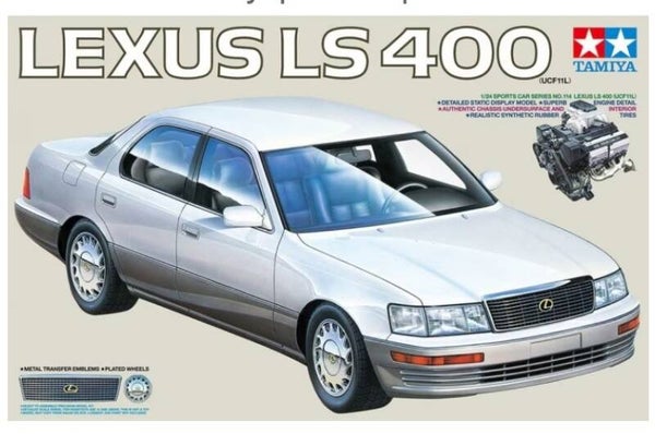 TAMIYA : REF : 24114 : 1:24 : JAPAN : LEXUS : LS400 (UCF11L) (1989-...)