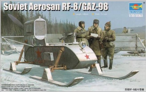 TRUMPETER : REF : TRU02322 : 1:35 : Soviet : Aerosan RF-8 ("GAZ-98")