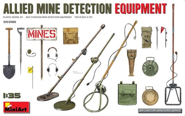 MINIART : REF : MINIART 35390 : 1:35 : ACCESSORY : Allied Mine Detection Equipment