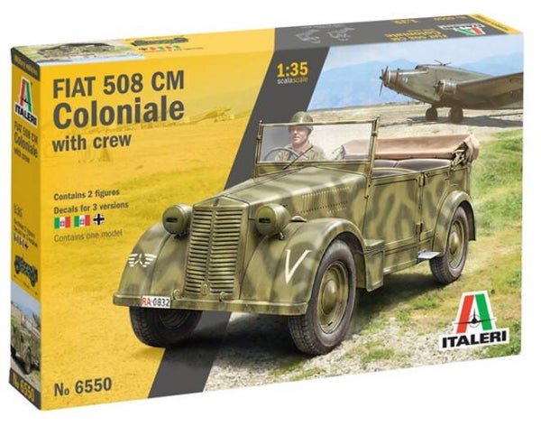 ITALERI : REF: 6550 : 1:35 : ITALY : FIAT : 508 CM “Coloniale” (with Crew)
