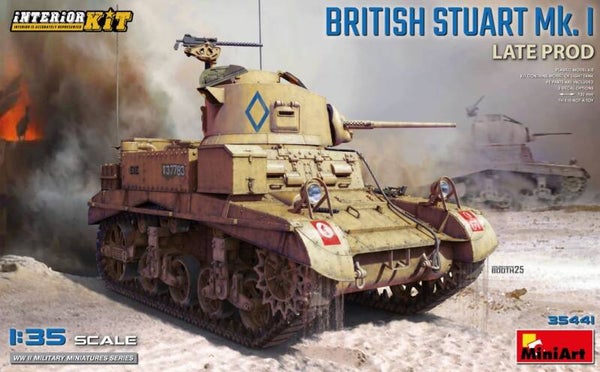MINIART : REF : MINIART 35441 : 1:35 : UK : Stuart Mk. I (Late Prod.) (Interior Kit)
