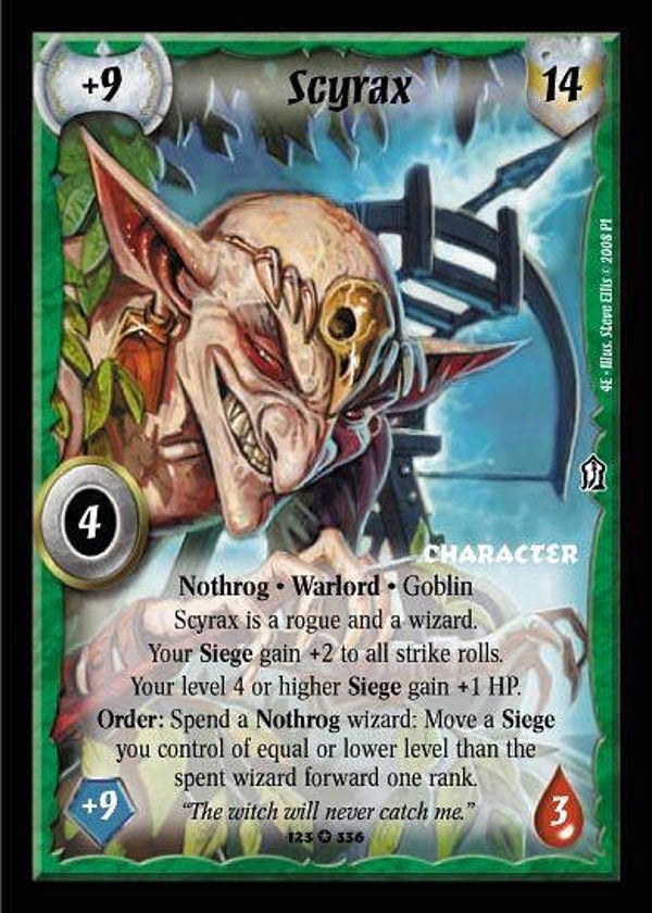 Warlord Saga of the Storm : Scyrax (4E)