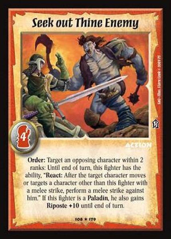 Warlord Saga of the Storm : Seek Out Thine Enemy - R - (Sands of Oblivion) SOO