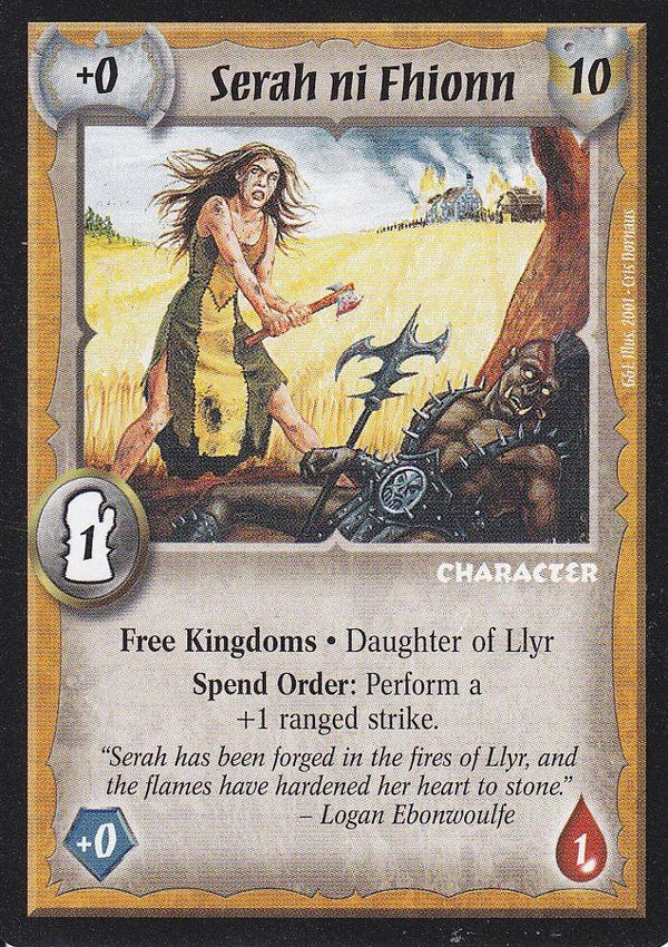 Warlord Saga of the Storm : Serah ni Fhionn (G&E Deck special)