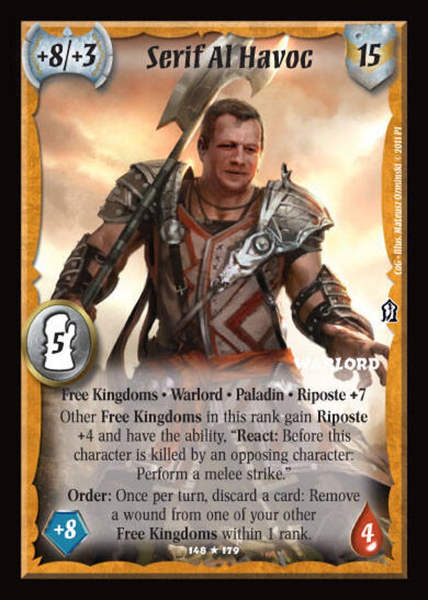 Warlord Saga of the Storm : Serif Al Havoc (COG)
