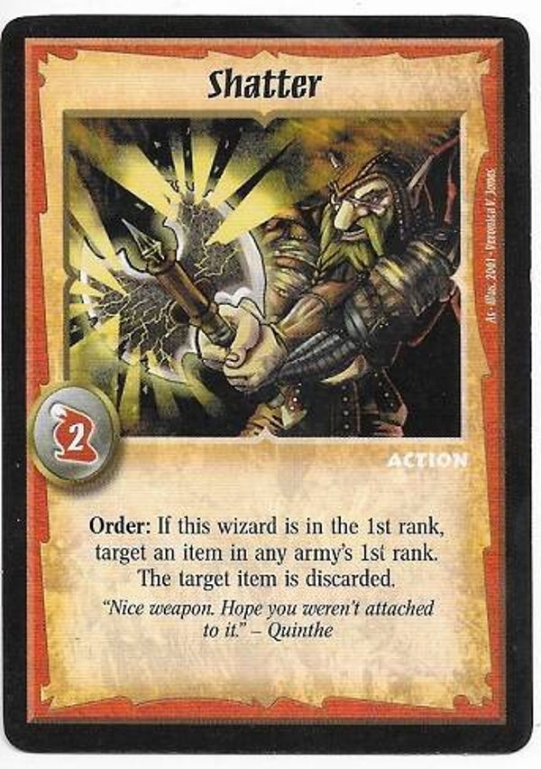 Warlord Saga of the Storm : Shatter (BK Deck special)
