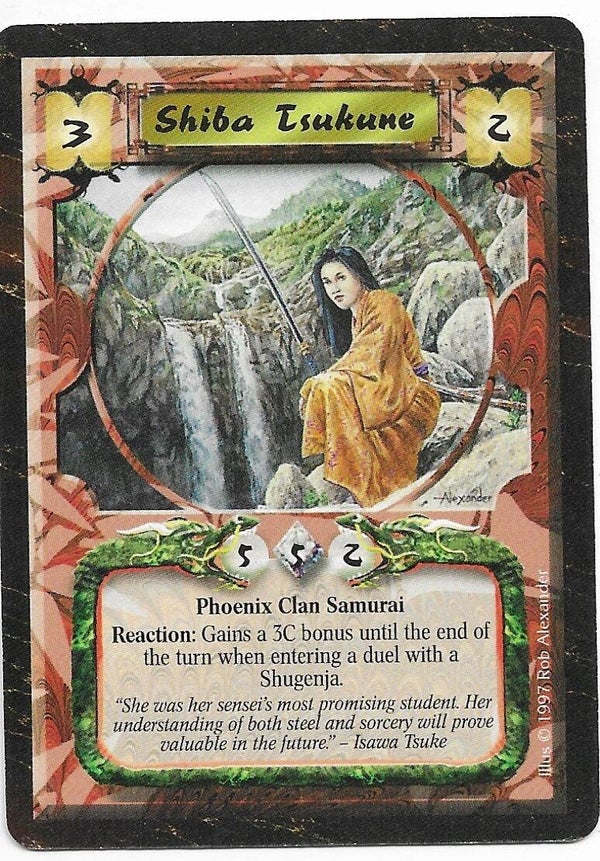 L5R : CLAN : PHOENIX : Shiba Tsukune (Time of the Void R.C. (ToV)) - "FIXED REPRINT"