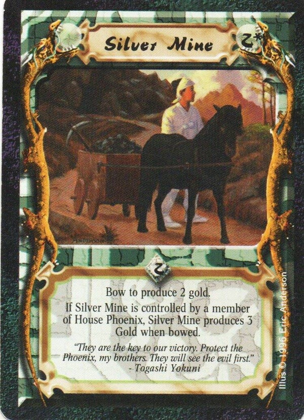 L5R : HOLDING : Silver Mine (Shadowlands R.C. (SL)) - "FIXED REPRINT"