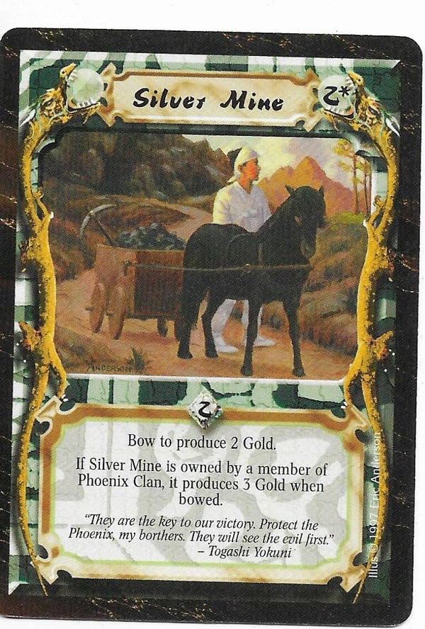 L5R : HOLDING : Silver Mine (Time of the Void R.C. (ToV)) - "FIXED REPRINT"