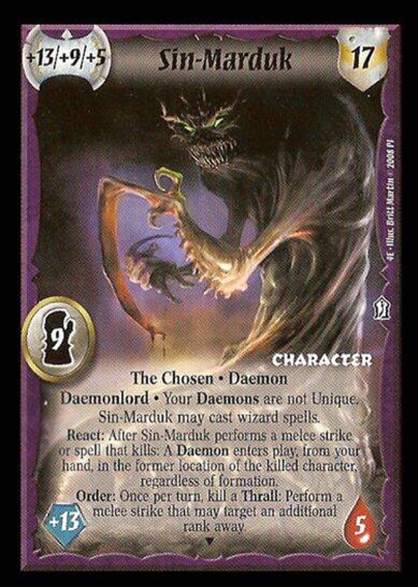 Warlord Saga of the Storm : Sin-Marduk (4E) - Promo