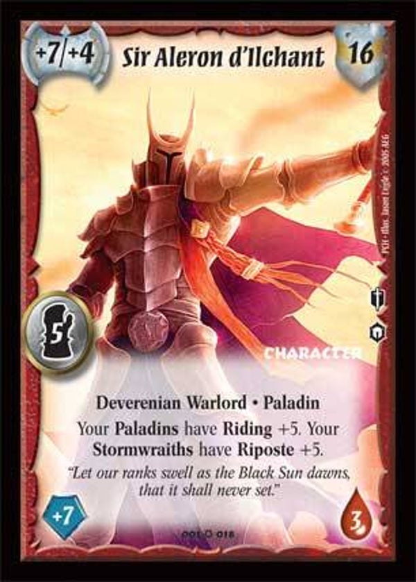 Warlord Saga of the Storm : Sir Aleron d'Ilchant (PCH)