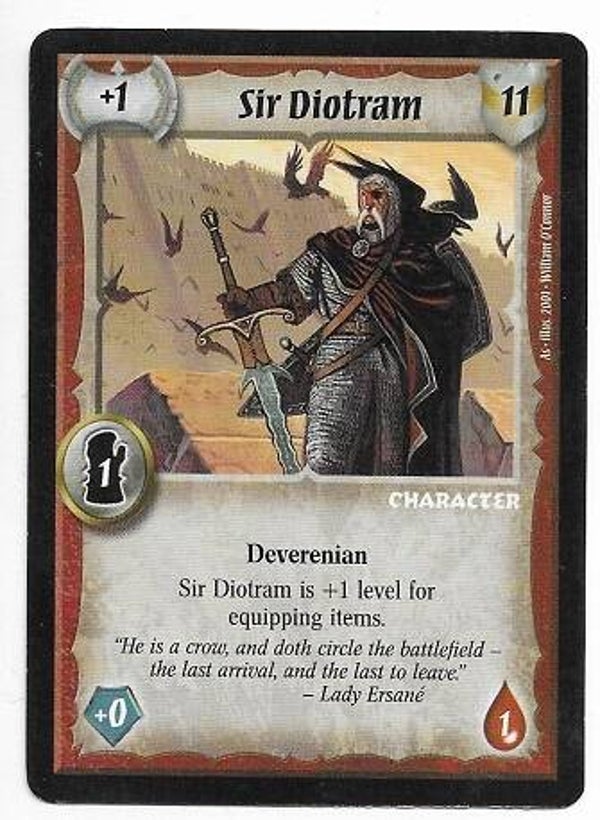 Warlord Saga of the Storm : Sir Diotram (BK Deck special)