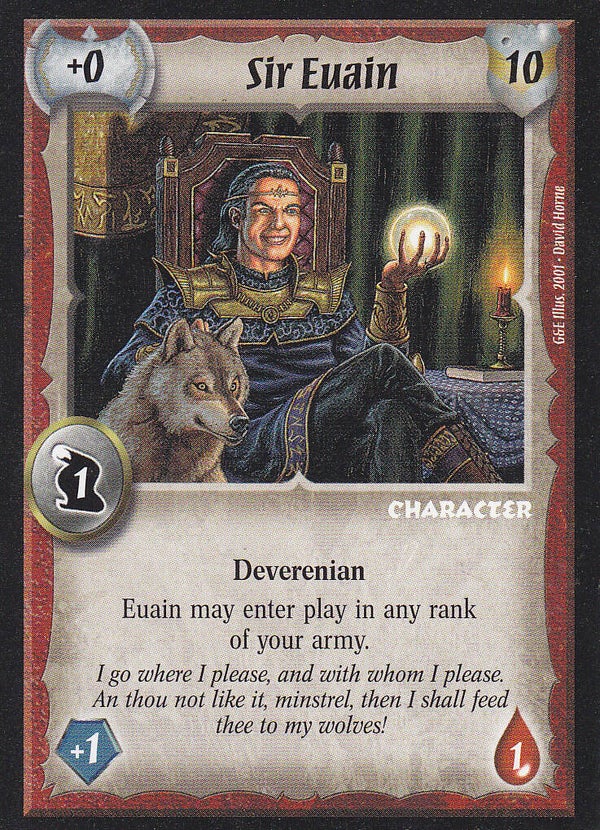 Warlord Saga of the Storm : Sir Euain (G&E Deck special)