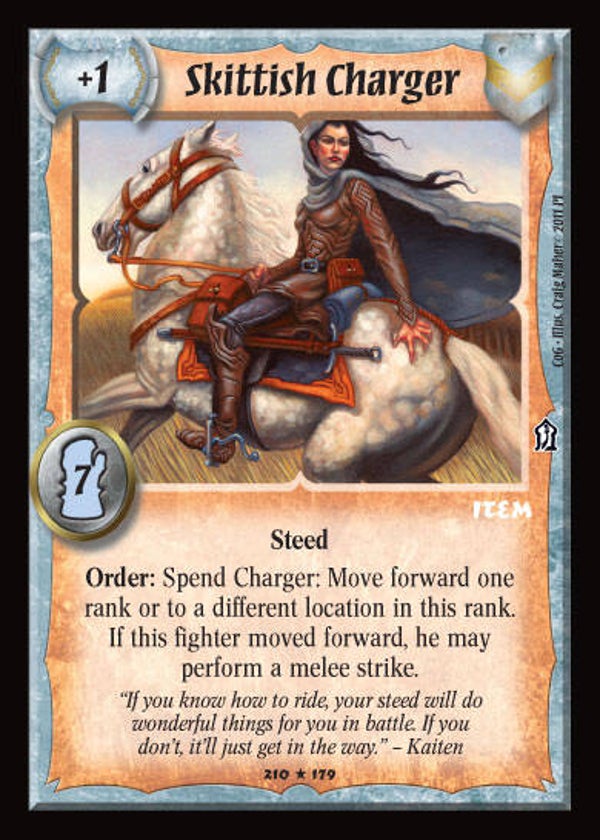 Warlord Saga of the Storm : Skittish Charger - R - COG