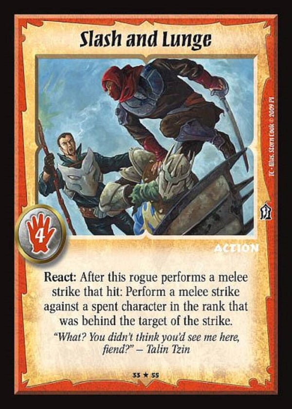 Warlord Saga of the Storm : Slash and Lunge (FOIL) - TC