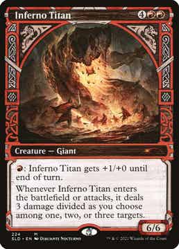 MTG : Inferno Titan - (Secret Lair) (SLD 224 - 2021 A.A.)