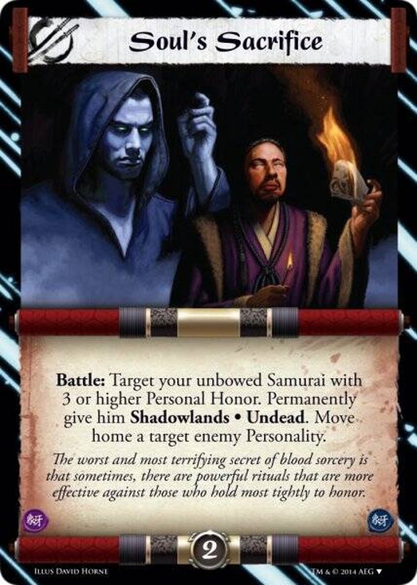 L5R : STRATEGY : Soul's Sacrifice - (Promo IVORY)