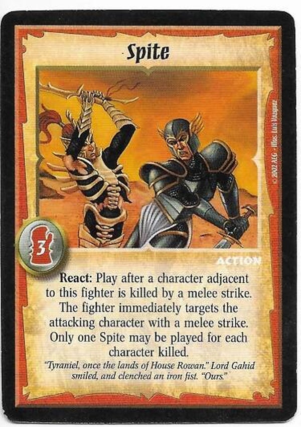 Warlord Saga of the Storm : Spite (T&C Deck special)
