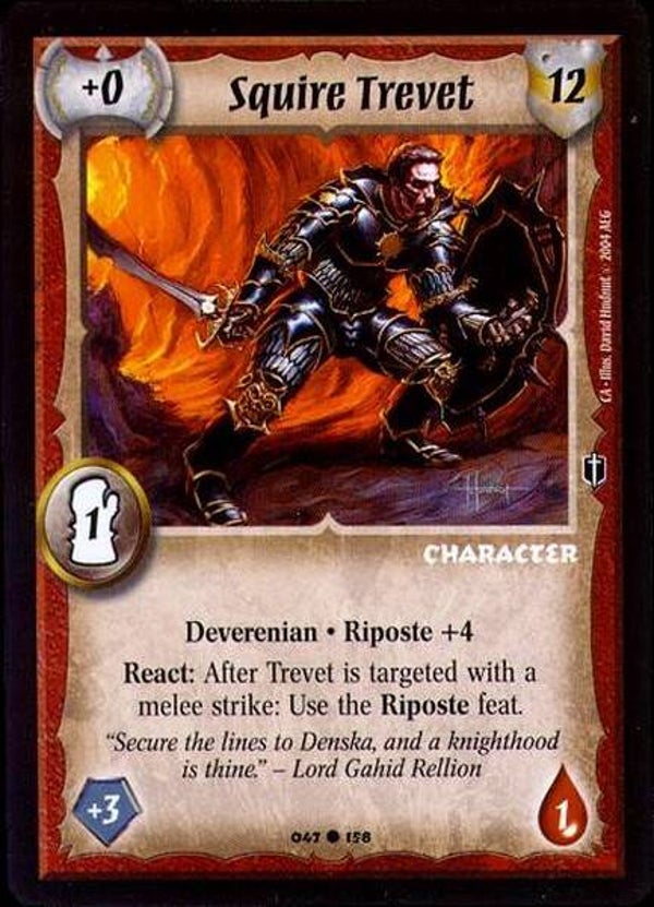 Warlord Saga of the Storm : Squire Trevet - C - CA
