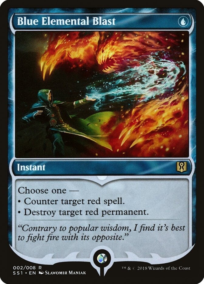 Magic : The Gathering (MTG) : Blue Elemental Blast - (Signature Spellbook: Jace) - R