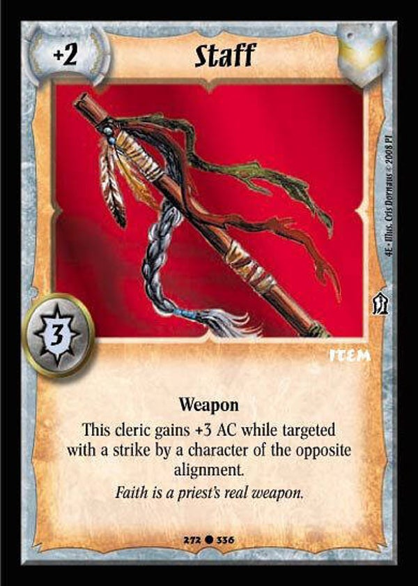 Warlord Saga of the Storm : Staff - C - 4E