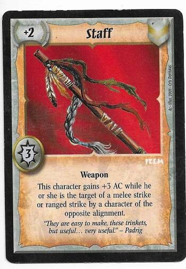Warlord Saga of the Storm : Staff (BK Deck special)