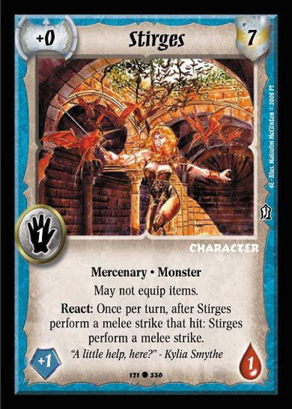 Warlord Saga of the Storm : Stirges - C - 4E