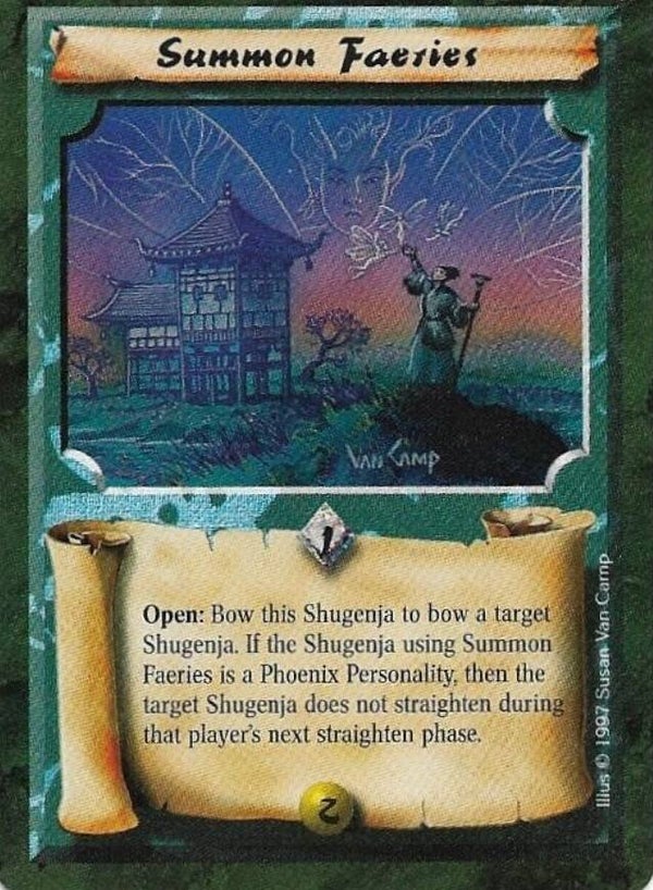 L5R : SPELL : Summon Fairies (Crimson and Jade R.C. (CaJ)) - "FIXED REPRINT"