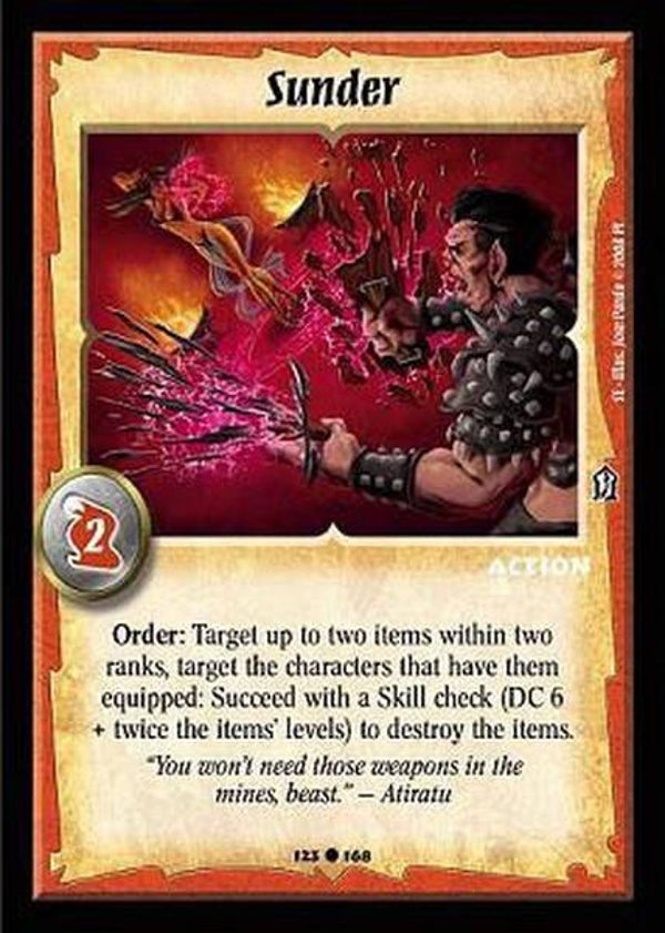 Warlord Saga of the Storm : Sunder - C - (Shattered Empires) SE