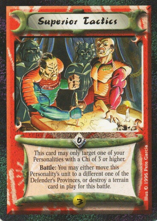 L5R : STRATEGY : Superior Tactics (Shadowlands R.C. (SL)) - "FIXED REPRINT"