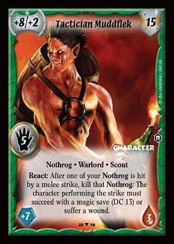 Warlord Saga of the Storm : Tactician Muddflek (SD)