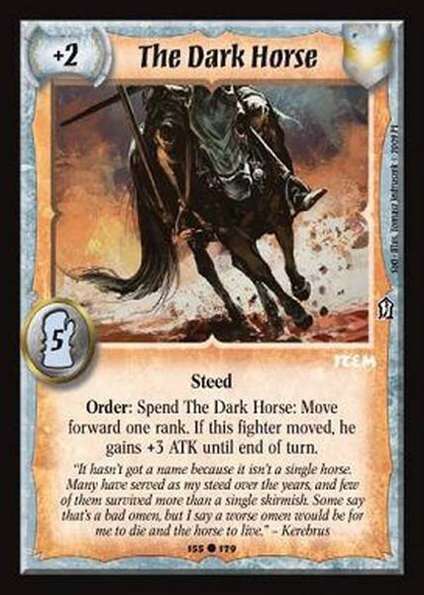 Warlord Saga of the Storm : The Dark Horse - C - (Sands of Oblivion) SOO