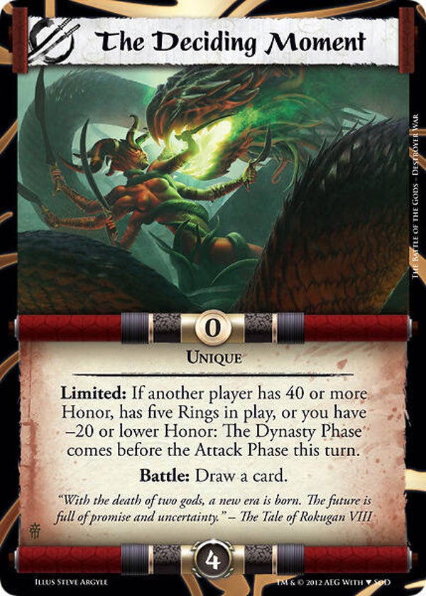 L5R : STRATEGY : The Deciding Moment V.7 - (Promo EE)