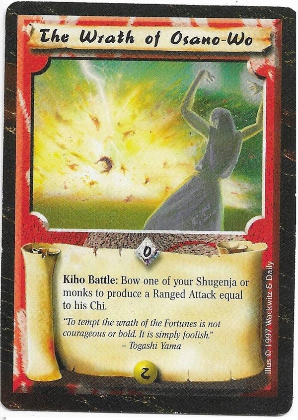 L5R : STRATEGY : The Wrath of Osano-Wo (Time of the Void R.C. (ToV)) - "FIXED REPRINT"