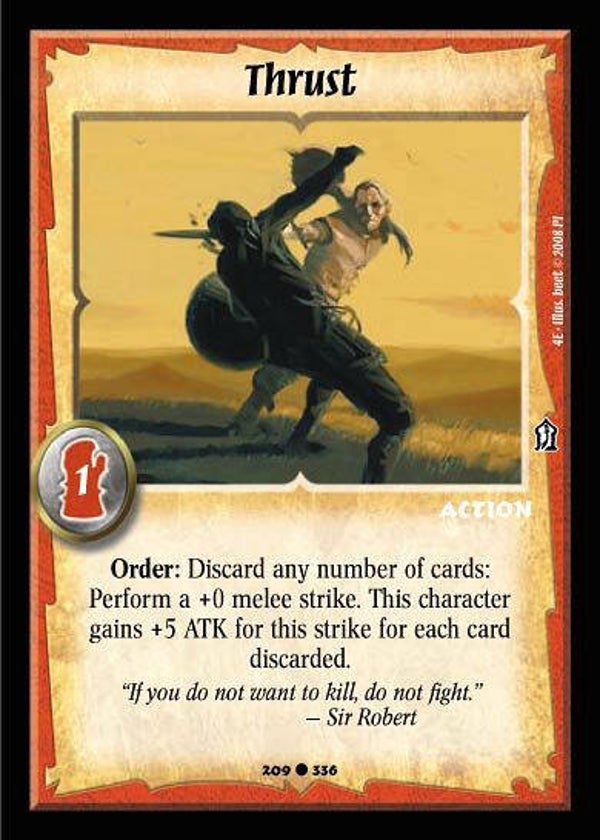 Warlord Saga of the Storm : Thrust - C - 4E