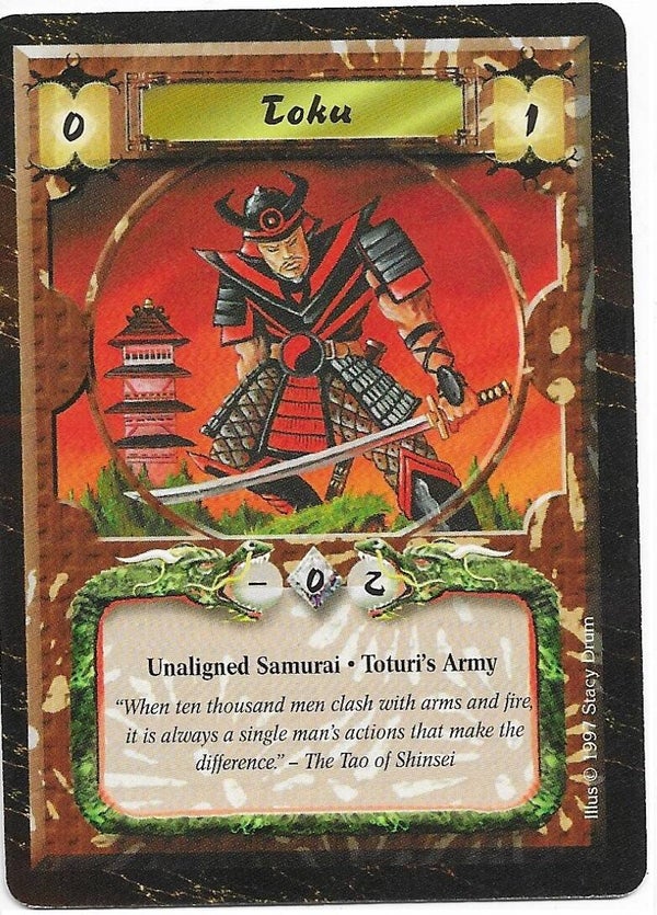 L5R : CLAN : TOTURI'S ARMY : Toku (Time of the Void R.C. (ToV)) - "FIXED REPRINT"