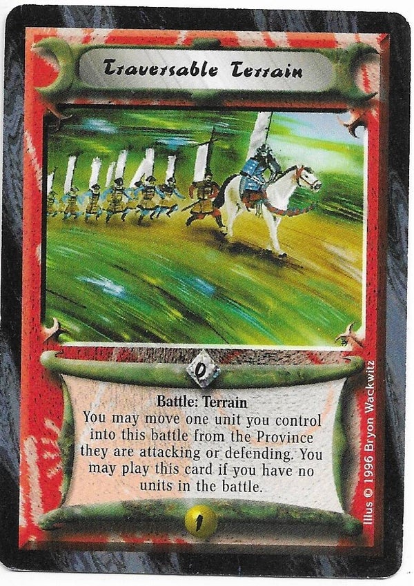 L5R : STRATEGY : Traversable Terrain (Anvil of Despair R.C. (AoD)) - "FIXED REPRINT"