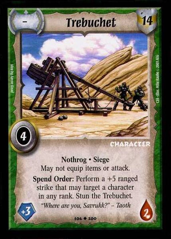 Warlord Saga of the Storm : Trebuchet - U - C2A