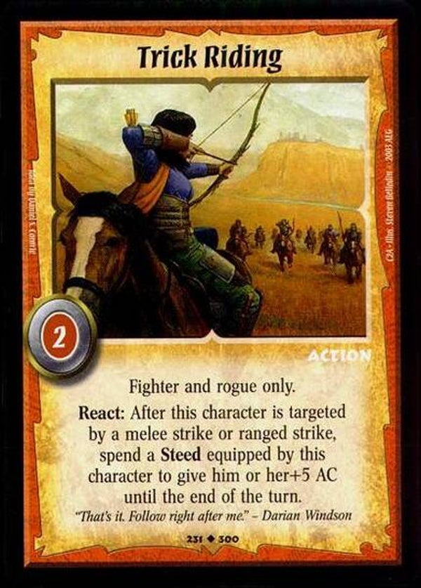 Warlord Saga of the Storm : Trick Riding - U - C2A