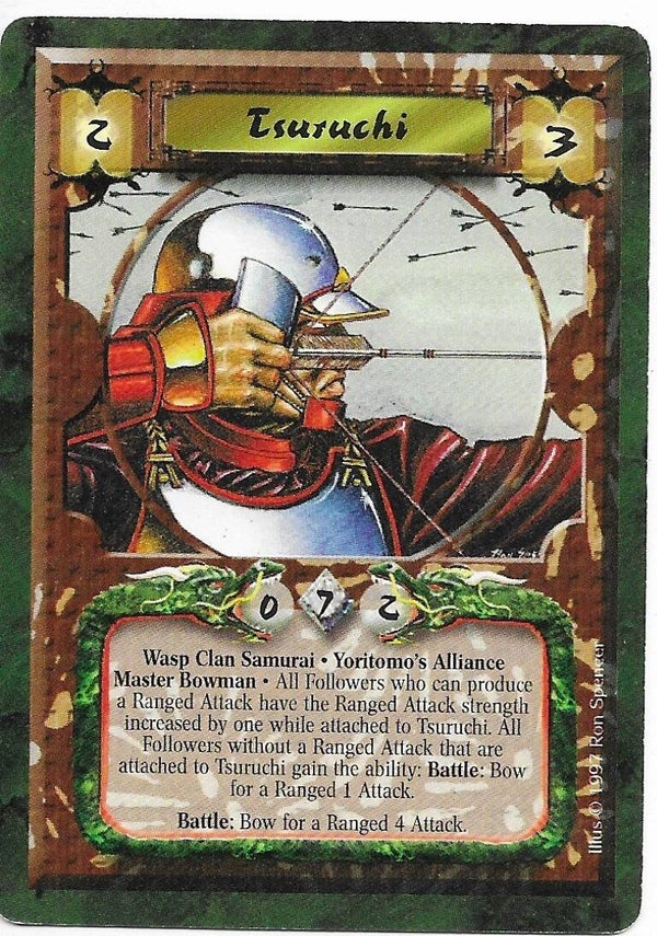 L5R : CLAN : MANTIS : Tsuruchi (Crimson and Jade R.C. (CaJ)) - "FIXED REPRINT"