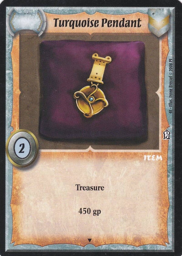 Warlord Saga of the Storm : Turquoise Pendant (4E) - Promo