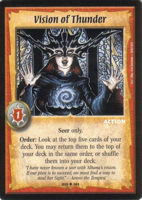 Warlord Saga of the Storm : Vision of Thunder - U - TaC