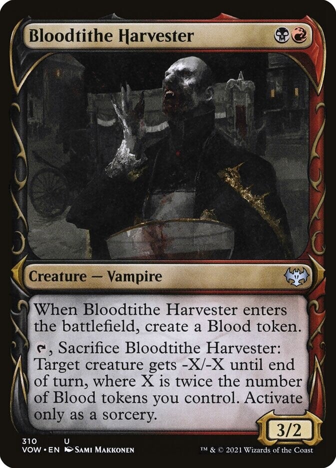 Magic : The Gathering (MTG) : Bloodtithe Harvester (Innistrad : Crimson Vow (VOW)) (Extra : 310) - U